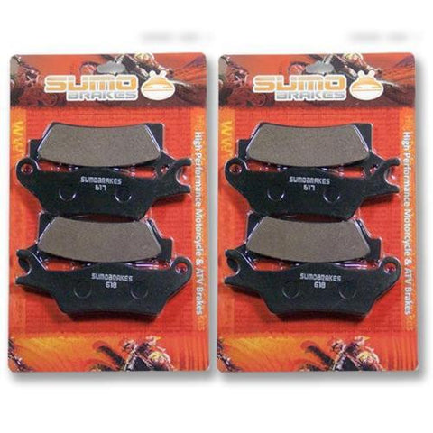 Can Am F+R Brake Pads Renegade 500 STD/EFi (13-16) 800 R 1000 STD (2012-2016)