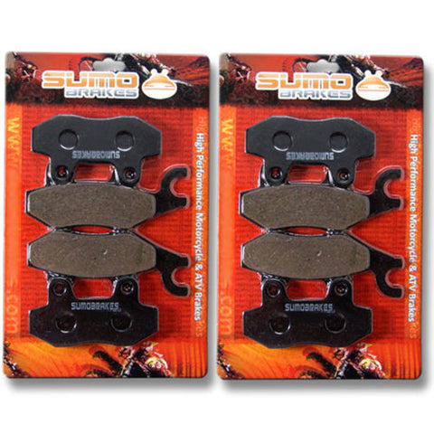 Yamaha Front + Rear Brake Pads YXR 700 Rhino 2008 2009 2010 2011 2012 2013 2014