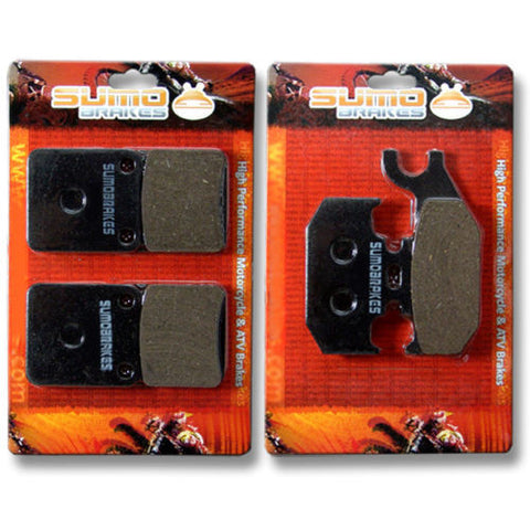 Yamaha Front Rear Brake Pads Kodiak YFM 400 450 (00-06) Wolverine 06 07 08 09 10