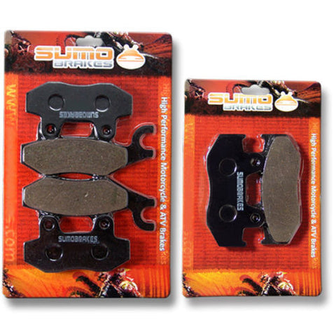 Yamaha F+R Brake Pads YFZ 450 (Only V/W/X/Y/B/D/RY/RZ/RA/RB) 2012 2013 2014 2015