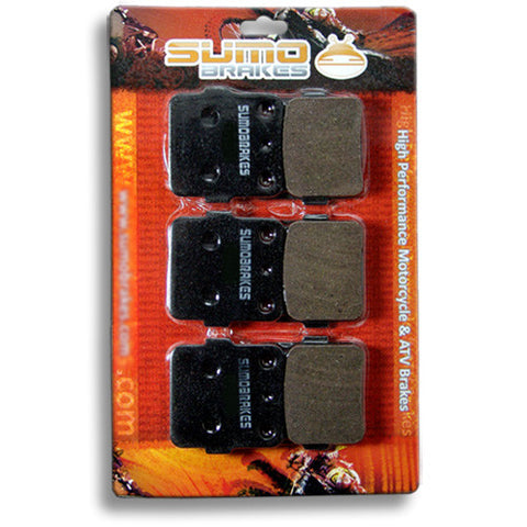 Honda Front + Rear Hi Quality Brake Pads for TRX 250 300 400 X EX Fourtrax (1987-2008)