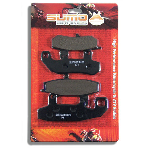 Front Brake Pads & Rear Brake Shoes Set For Suzuki LS650 Boulevard S40 (2005-2016) – 2 Sets Total