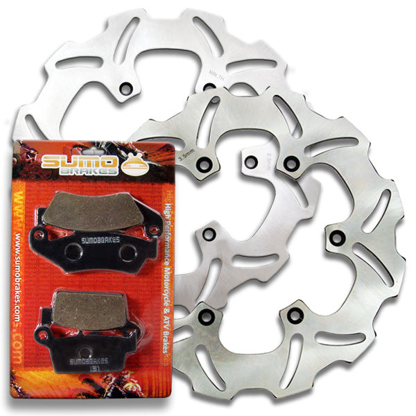 Rotor De Freno Delantero Yamaha + Pastillas YZ 125 250 [01-07] YZ250F
