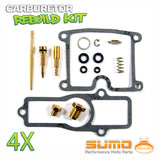 4 X Kawasaki High Quality Carburetor Rebuild Carb Repair Kit KZ 550 (1980-1983)