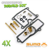 4 X Kawasaki High Quality Carburetor Rebuild Carb Repair Kit KZ 550 (1980-1983)