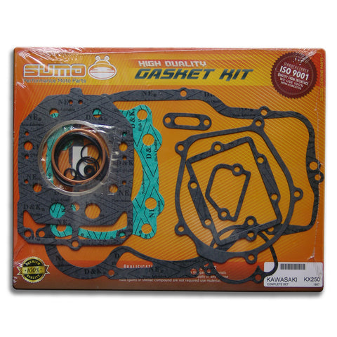 Kawasaki High Quality Full Complete Engine Gasket Kit Set KX 250 [Only > 1987]