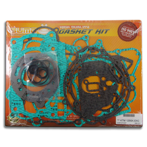 KTM High Quality Complete Engine Gasket Kit Set 125 SX / EXC [1998-2001] (25Pcs)