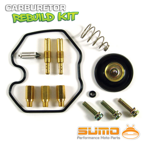 Honda Carburetor Rebuild Carb Kit + Air Cut Off Valve Repair Set XR400R [98-04]