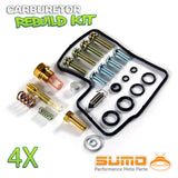 4 X Honda Carburetor Rebuild Carb Repair Kit Set VF700C VF700F VF750F V45 VF700S