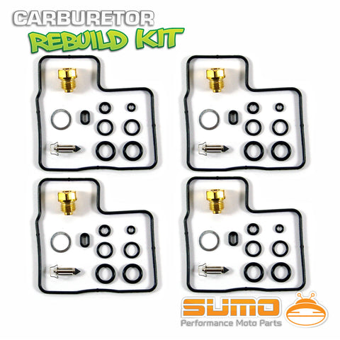 4 X Honda Carburetor Rebuild Carb Repair Kit Set VF1000 Interceptor 8 Sumo Moto Parts