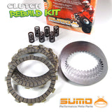 Kawasaki Clutch Kit for KX250 (87-89) & KX500 (89-04) Friction & Steel Plates +Springs