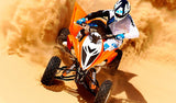 Orange/Black Shock Covers Yamaha Raptor YFM 250 350 660 700R (Limited Edition)