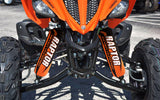 Orange/Black Shock Covers Yamaha Raptor YFM 250 350 660 700R (Limited Edition)