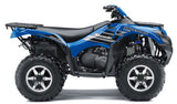 Black/Blue Shock Covers Kawasaki Brute Force 650 750 4x4 Power Edition (Set 4)