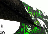 Green Skull Shock Absorber Covers Yamaha RHINO 450 660 700 YXR (Set of 4)