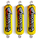 Yellow Shock Covers Honda Racing TRX 250 TRX 300 TRX 400 EX TRX400 X (Set of 3)