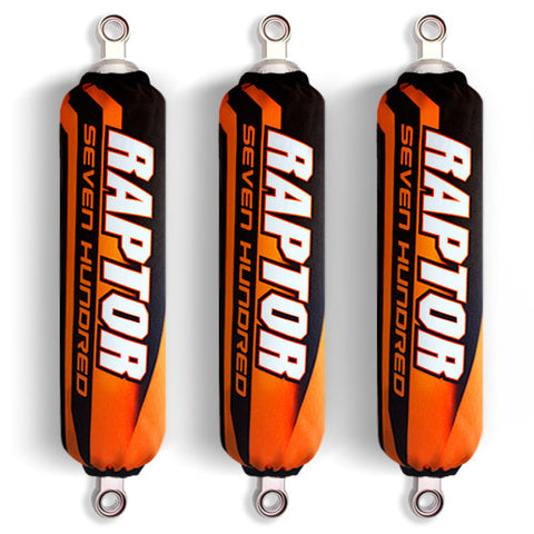 Orange/Black Shock Covers Yamaha Raptor YFM 250 350 660 700R (Limited Edition)