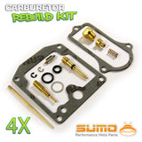 4 X Kawasaki High Quality Carburetor Rebuild Carb Repair Kit KZ 900 (1976-1977)