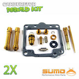 2 X Suzuki High Quality Carburetor Rebuild Carb Repair Kit GSX 400 E (1980-1987)