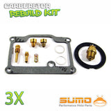 3 X Suzuki Quality Carburetor Rebuild Carb Repair Kit GT 750 Le Mans (1972-1973)