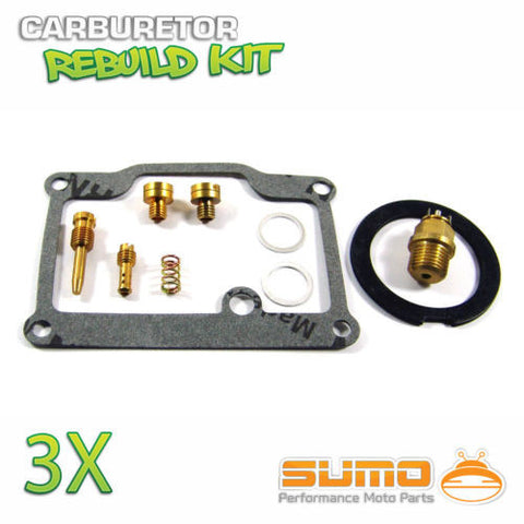 3x Carburetor Repair Kit for Yamaha XS 750 XS750 1T5 1977 3x Carburetor Repair Kit for Yamaha XS 750 XS750 1T5 1977