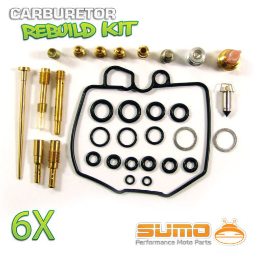 6 X Honda High Quality Carburetor Rebuild Carb Repair Kit CBX 1000 1979 1982
